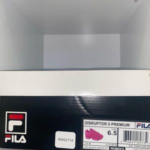Hot Pink Fila. Only Wore Twice. Like Brand New Still In Box!!